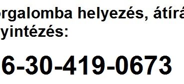 Külföldről behozott használt jármű forgalomba helyezése